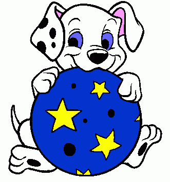 um cão dos 1001 dalmatas para colorir e imprimir