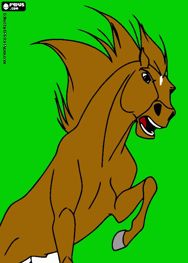 um dos namorados da chipt/spirit2 para colorir e imprimir