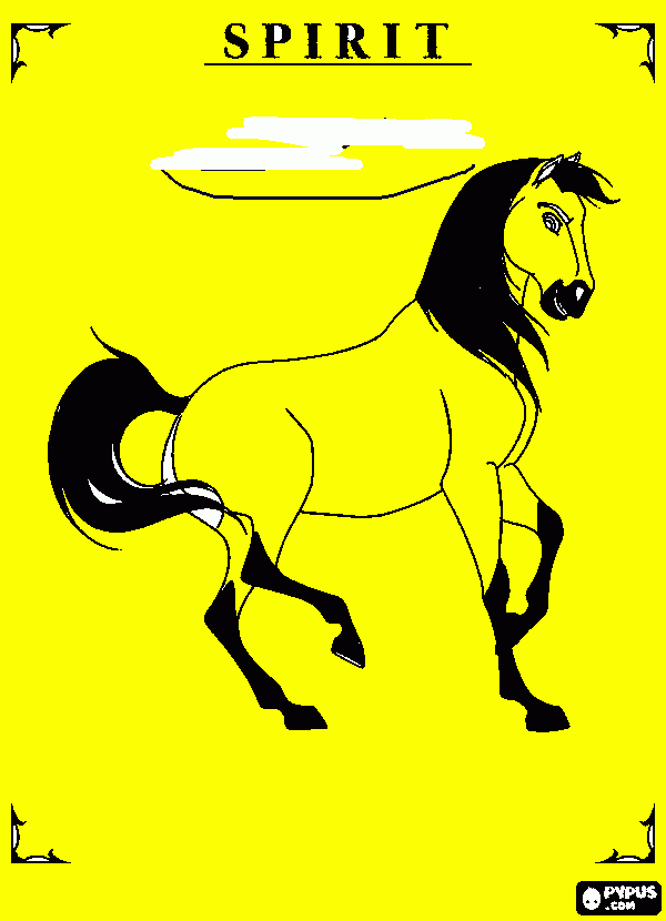 um espirito que nao pode ser domado para colorir e imprimir