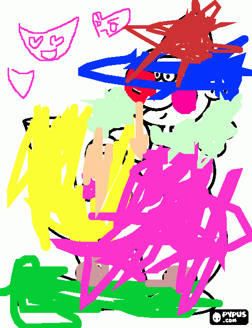 Um lindo desenho meu para colorir e imprimir