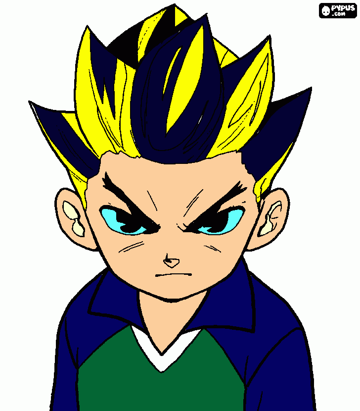 um menino nervozo ou bravo para colorir e imprimir