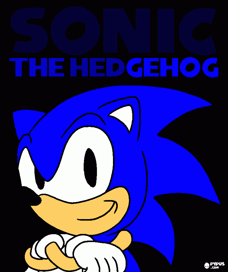 um oriso sonic que tenta destruis equimen para colorir e imprimir