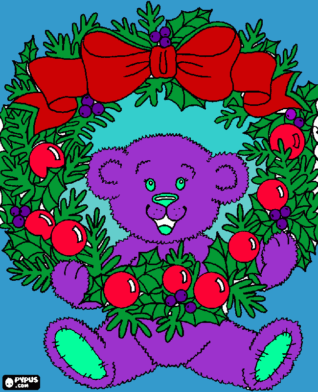 uma argola para colorir e imprimir