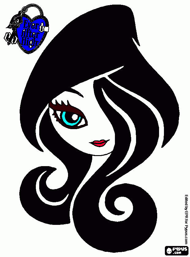 uma boneca para colorir e imprimir