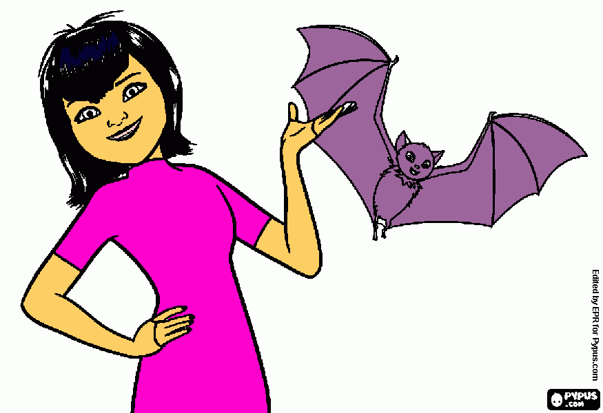 uma  vampira para colorir e imprimir