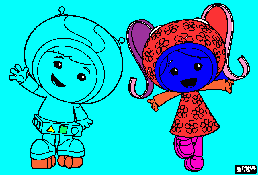 umizoomi para colorir e imprimir