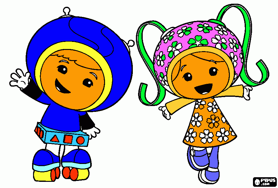 umizuumi para colorir e imprimir