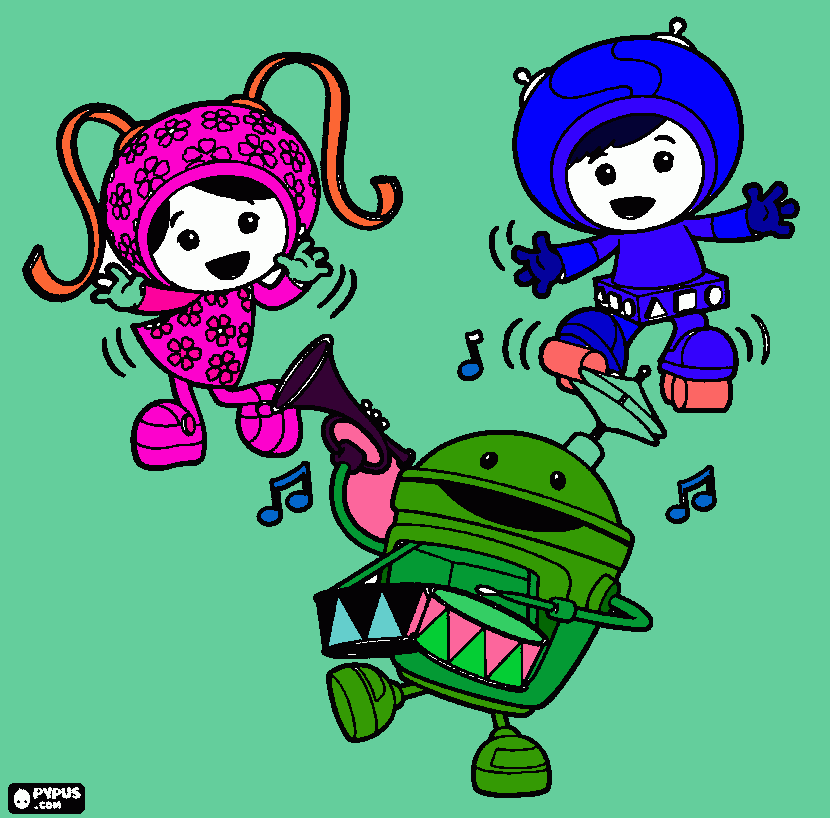 umzoomi para colorir e imprimir