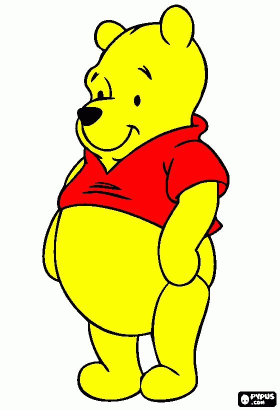 ursinho puf para colorir e imprimir