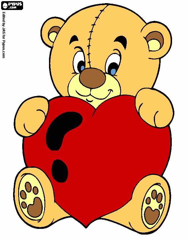 urso doug para colorir e imprimir