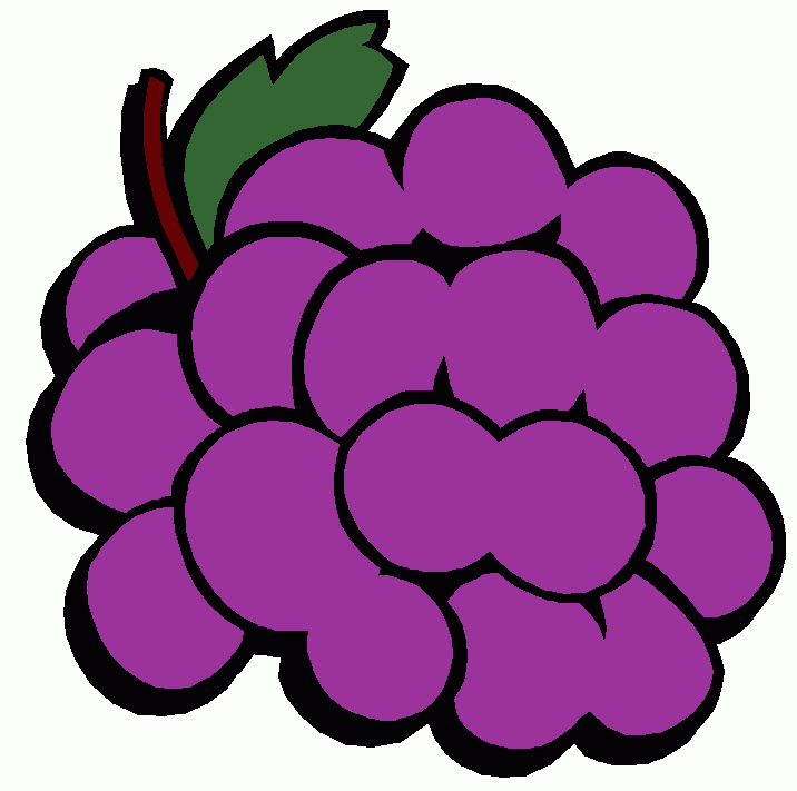 uva pintada para colorir e imprimir