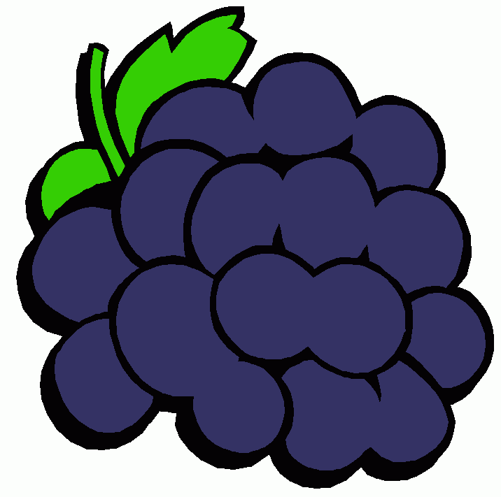 uva para colorir e imprimir