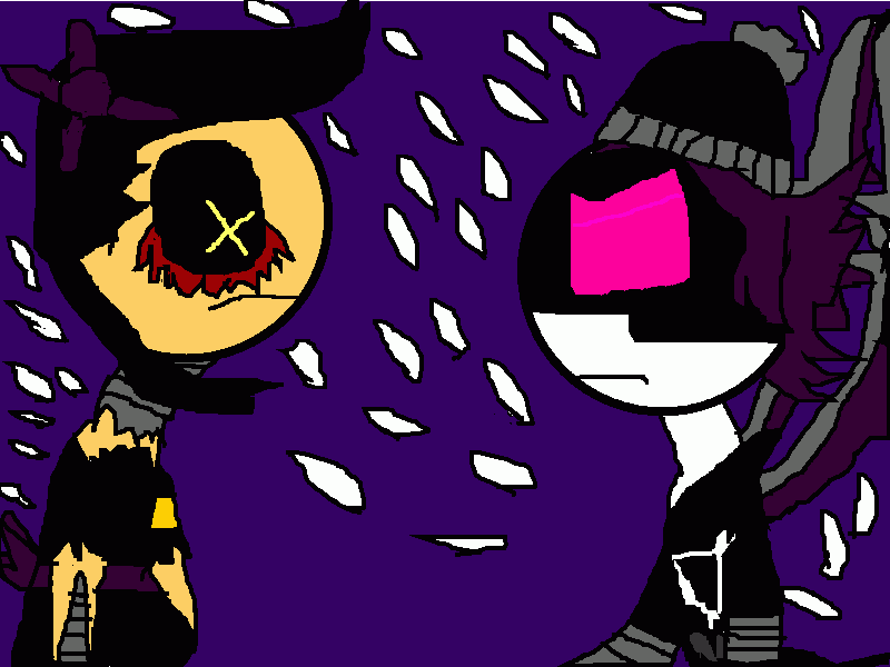 UZI DOORMAN CONFRONTS CYN para colorir e imprimir