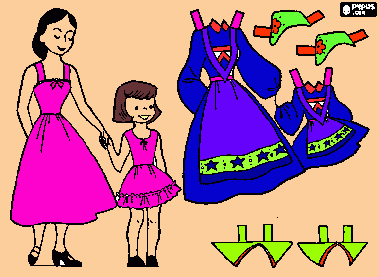 valesca é ana flavia para colorir e imprimir