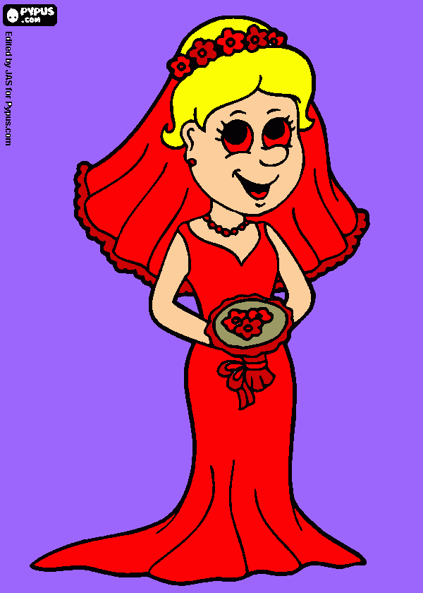 vanpira casando para colorir e imprimir