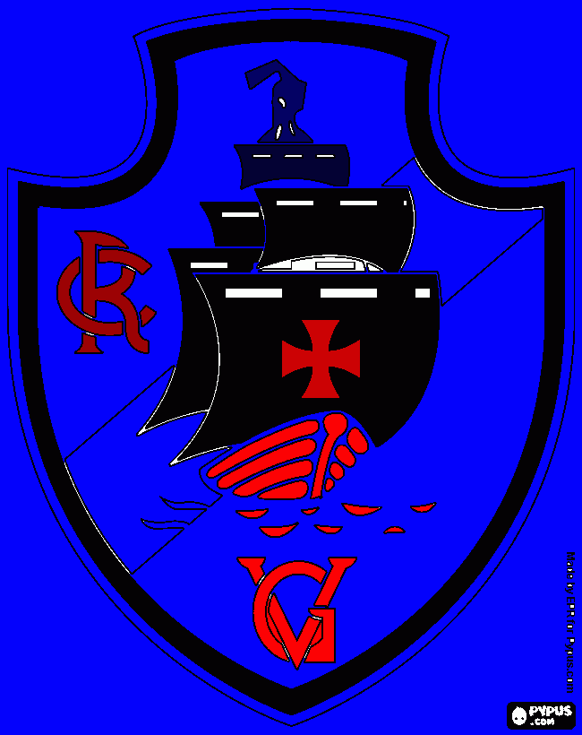 vasco da gama golllllllllllllll para colorir e imprimir