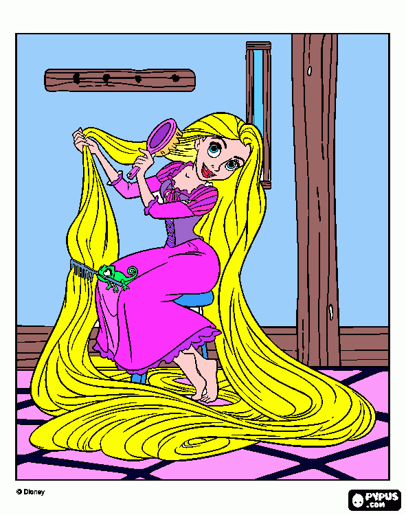 vc tem um cabelo lindo para colorir e imprimir