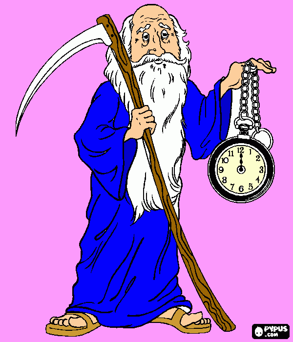 velhinho para colorir e imprimir