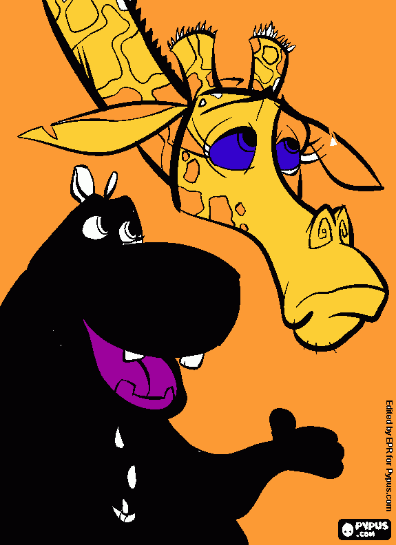 VELMA E GLORIA NUMA AVENTURA para colorir e imprimir