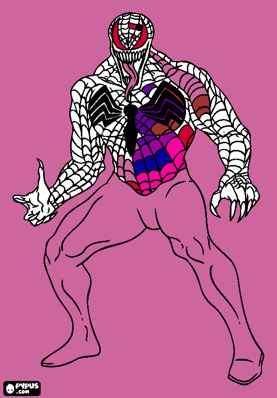 venon para colorir e imprimir