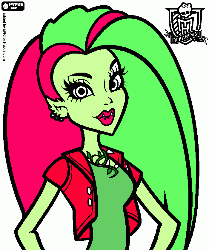 venus linda para colorir e imprimir