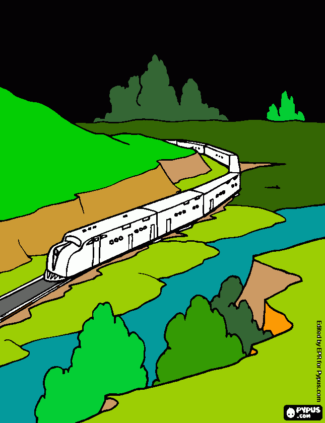 Viagem para Bauru para colorir e imprimir