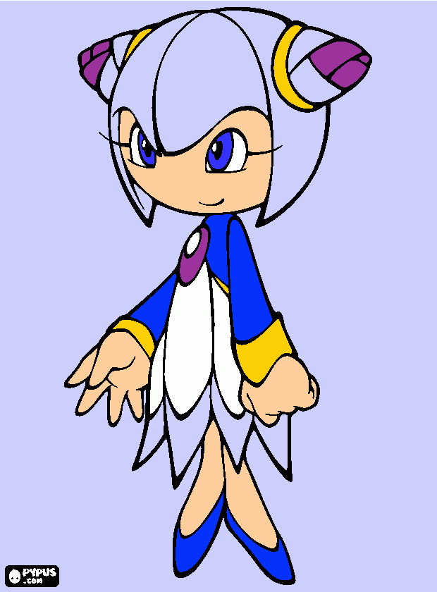 Violet The Seedrian para colorir e imprimir