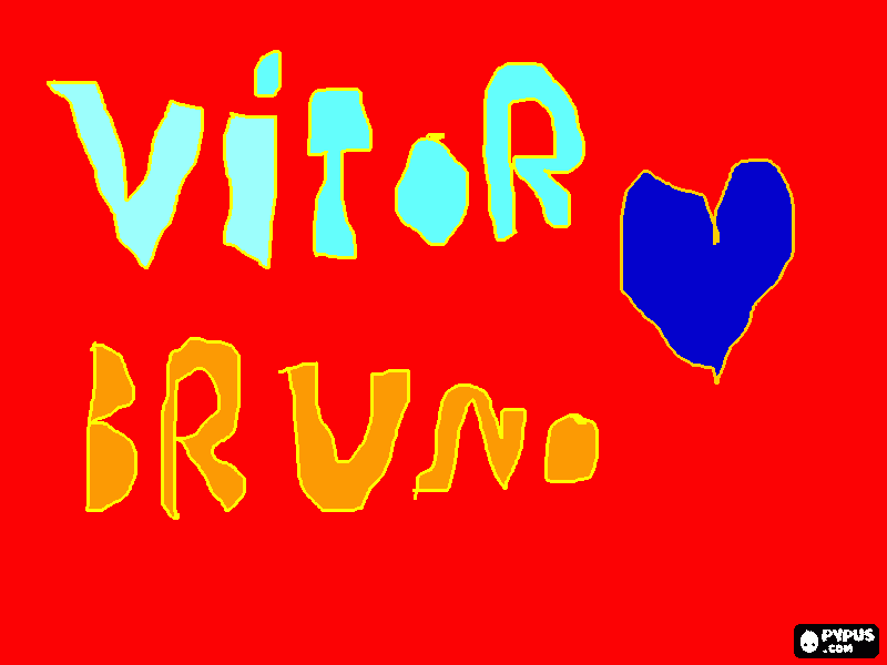 vitor bruno desenho para colorir e imprimir