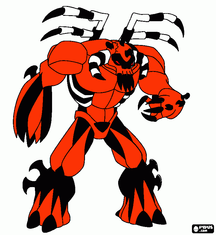 viuva negra  para colorir e imprimir