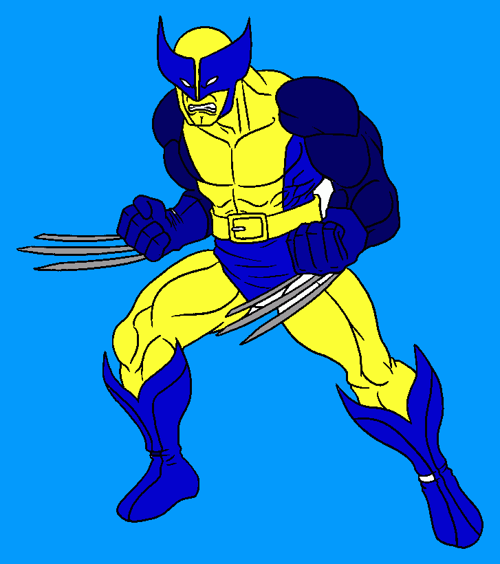 Wolverine para colorir e imprimir