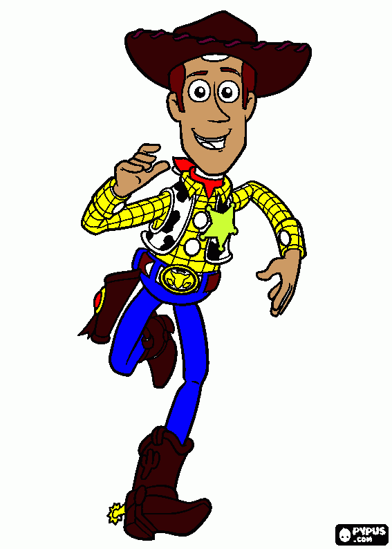 woody para colorir e imprimir