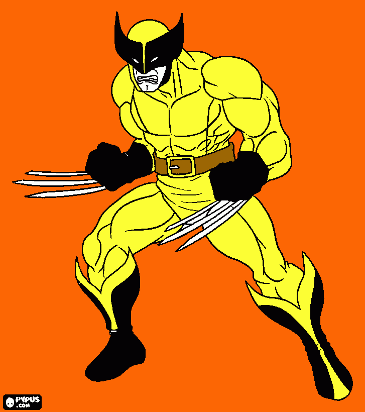 wowerine para colorir e imprimir