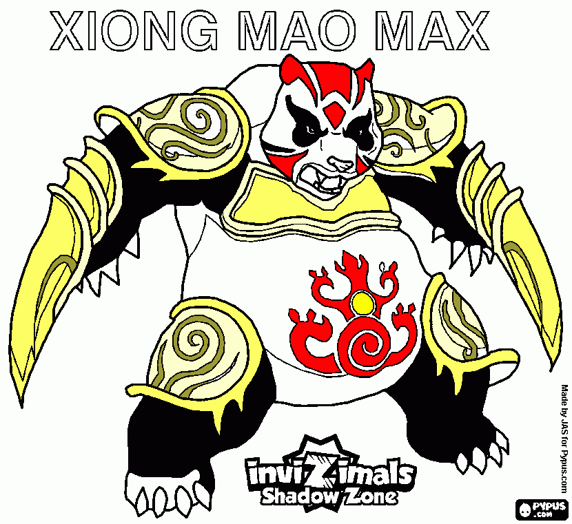 xiong mao para colorir e imprimir