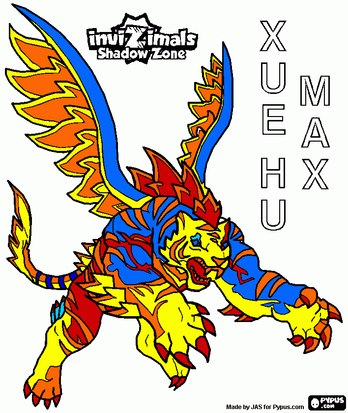 XUEHU MAX para colorir e imprimir