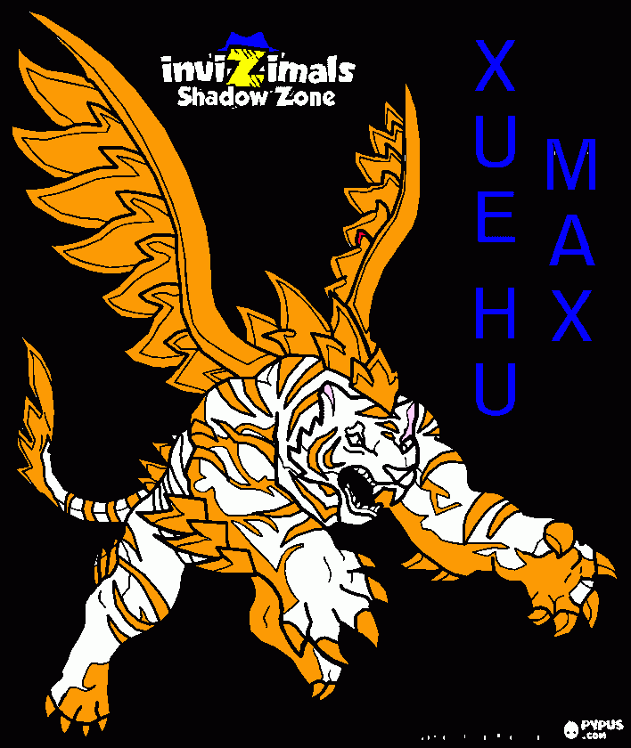 xuehumax para colorir e imprimir