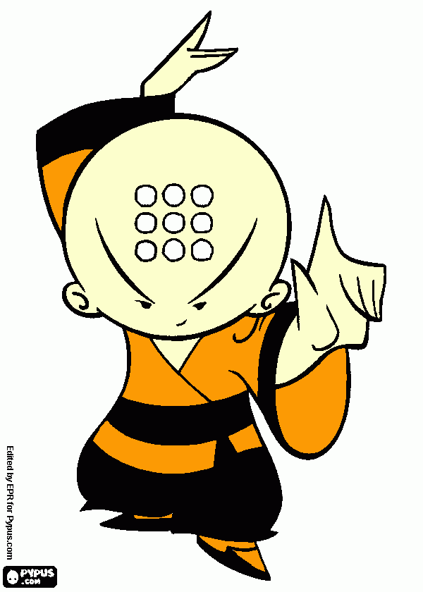 yakusa para colorir e imprimir