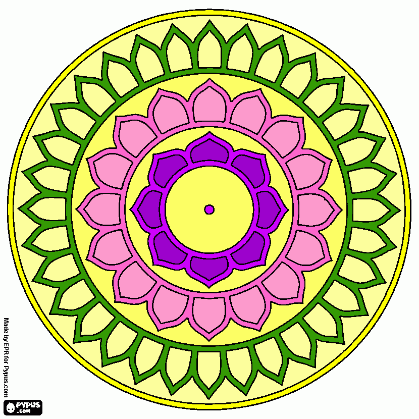 yantra para colorir e imprimir
