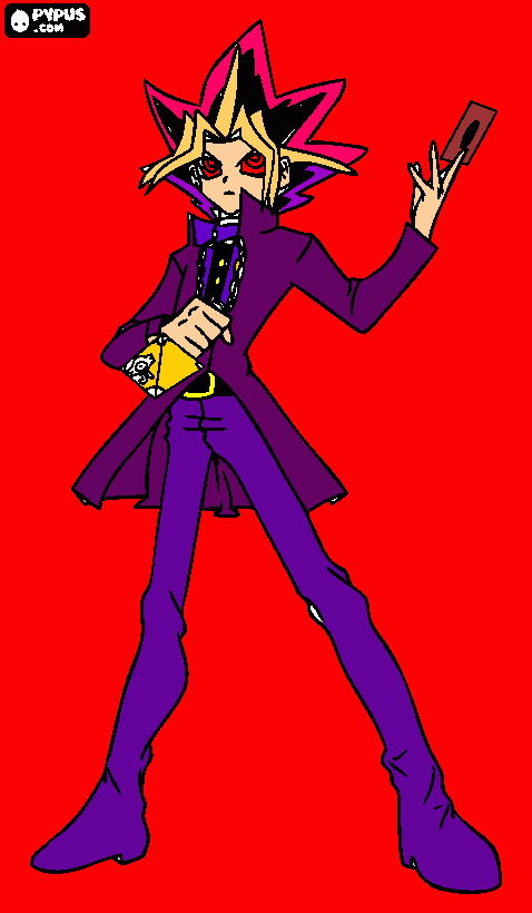 yug ho para colorir e imprimir