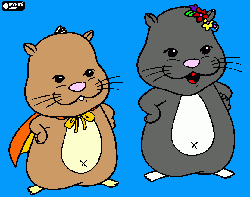zhuzhu pet para colorir e imprimir
