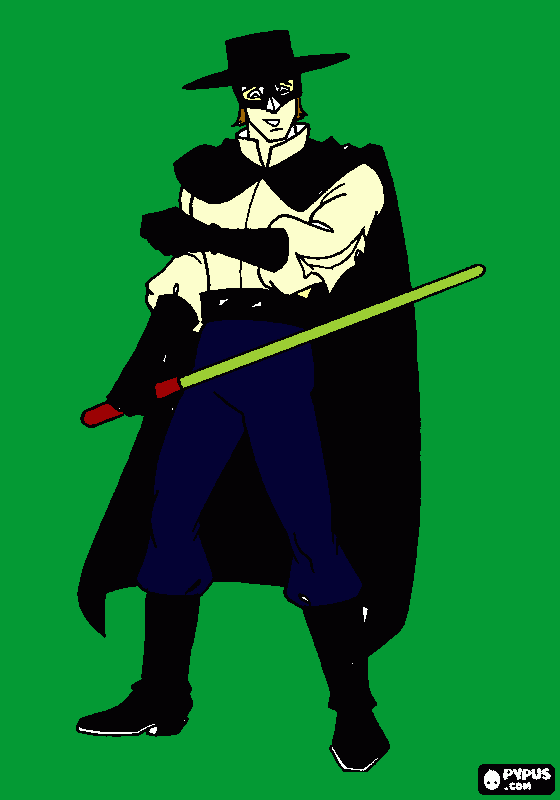 zorro para colorir e imprimir