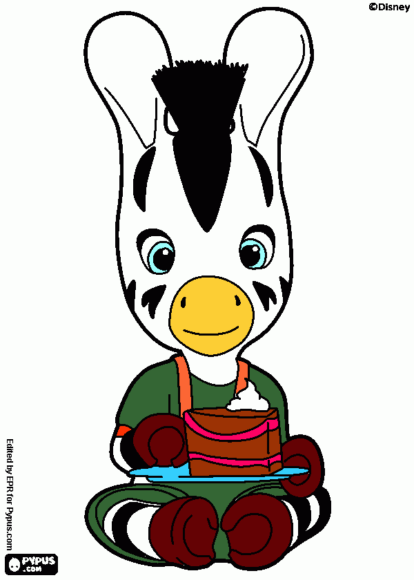 Zou para colorir e imprimir