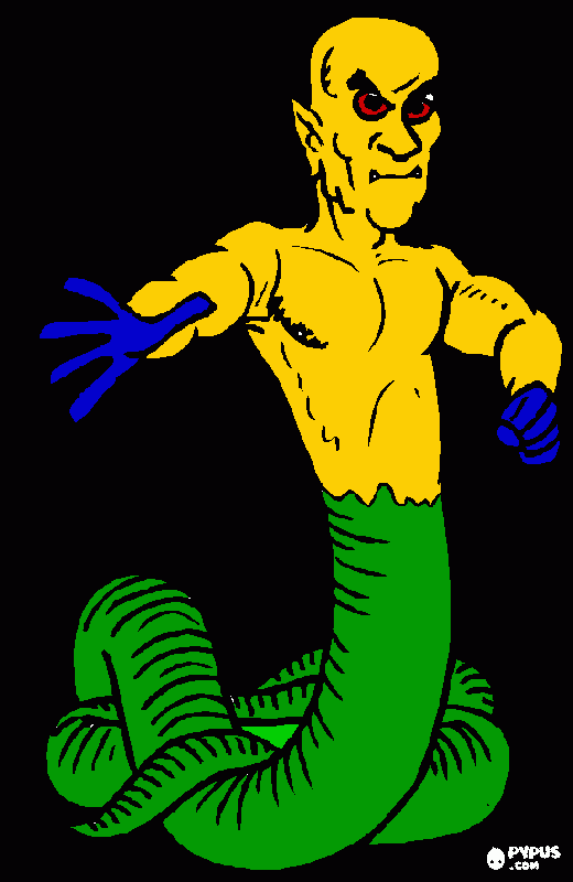 Zumbi para colorir e imprimir