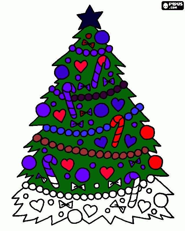 Árvore do Enzo para colorir e imprimir