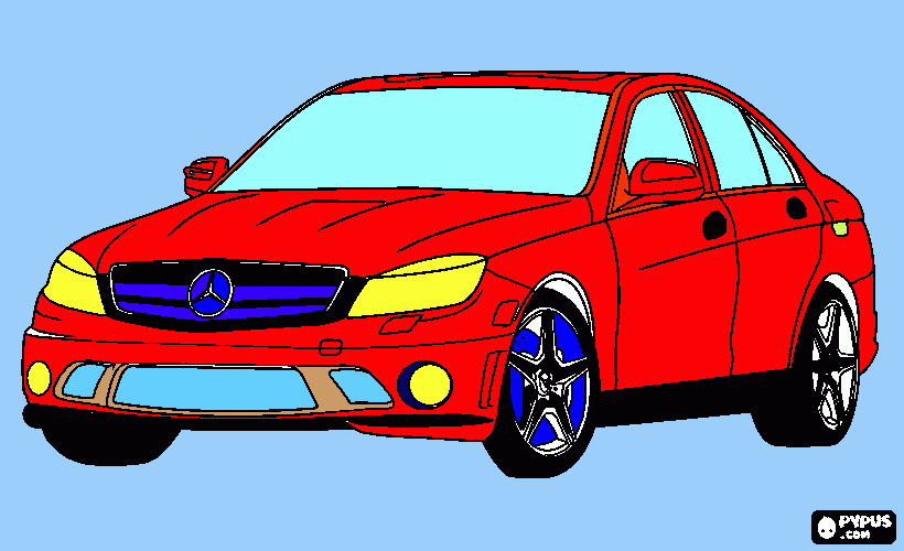 É um desenho de carro para o lodovico para colorir e imprimir