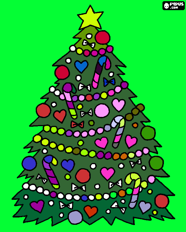 árvore da bia para colorir e imprimir