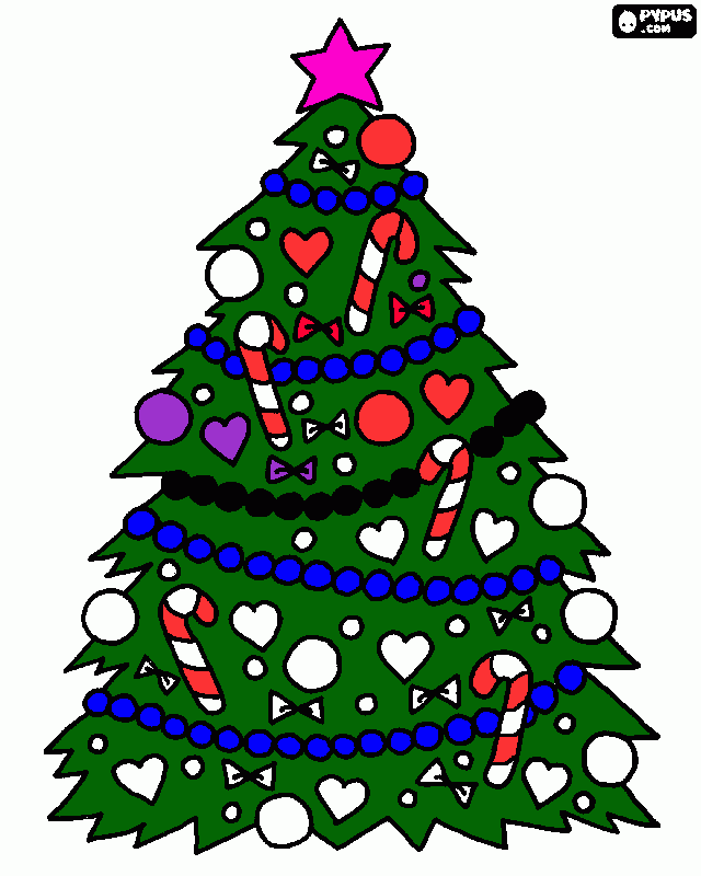 árvore da Maria Alice para colorir e imprimir