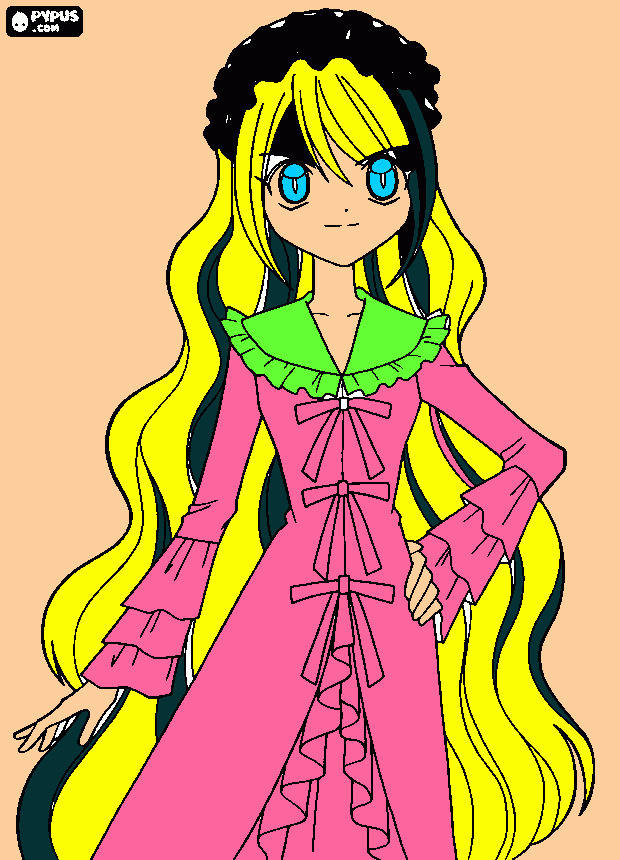 é a sara yura do novo anime que se chama naruto 2 para colorir e imprimir