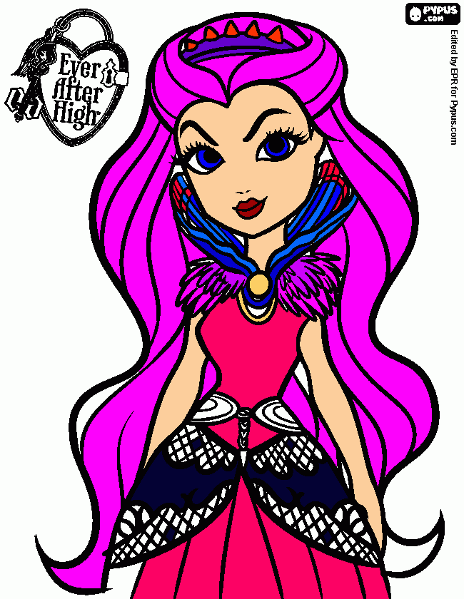 é uma das meninas do desenho Ever After High para colorir e imprimir