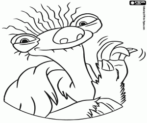 desenho de A avó de Sid para colorir