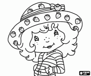 desenho de A boneca Moranguinho para colorir